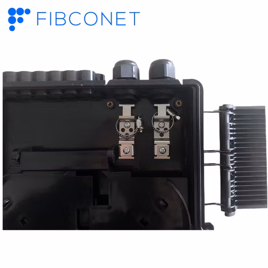 Boîte de terminaison matérielle IP55 2in 16out de fibre optique/optique de PC d'ABS de FTTH 16cores