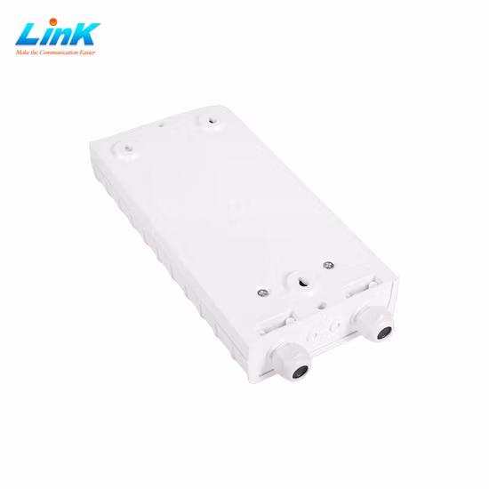 Boîte de distribution à fibre optique intérieure/extérieure FTTH à 4 cœurs, boîte à bornes à fibre optique à 6 ports