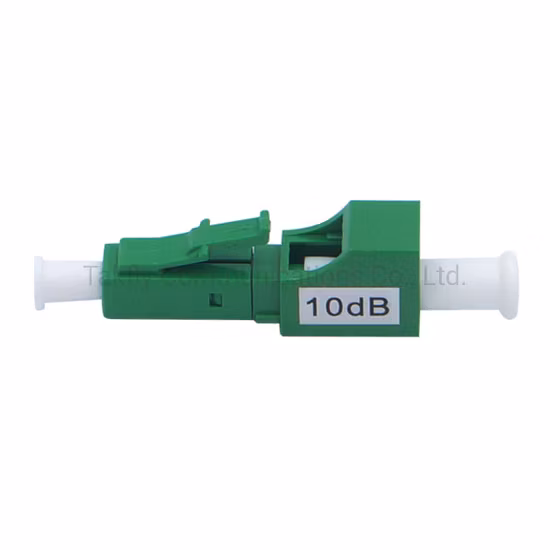 LC/APC Male-Female Fiber Optic Attenuator, Singlemode Optical Plug-Type Attenuator