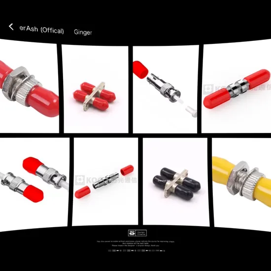 Adaptateur fibre optique en plastique St Sm Simplex pour FTTX